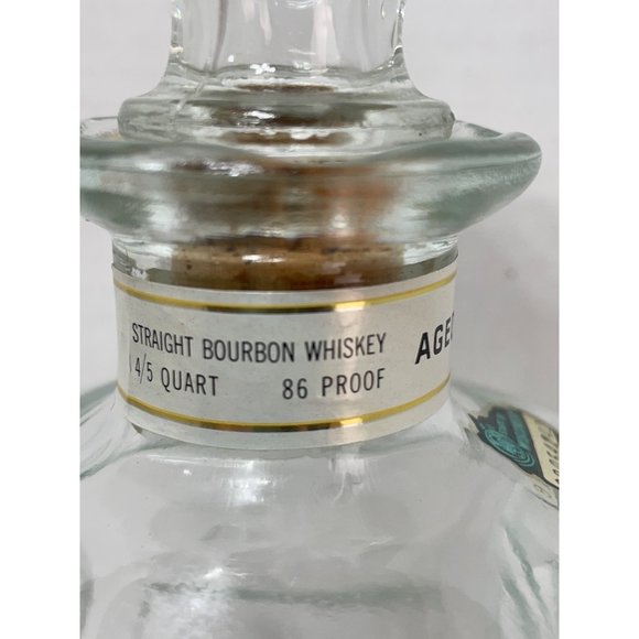 1976 Walker's DeLuxe Bourbon Vintage Decanter With Stopper (Empty) - Picture 5 of 6